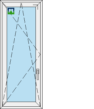 700x1800 rankena dešinėje