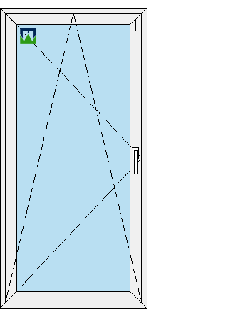 1000x2050 rankena dešinėje